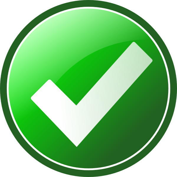 Large Green Check Mark